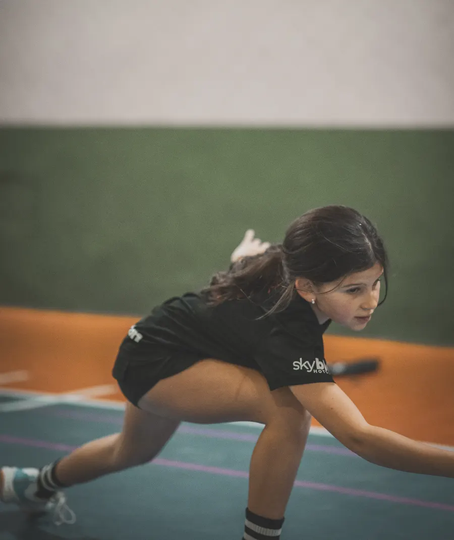Joven deportista de BACAN durante un entrenamiento