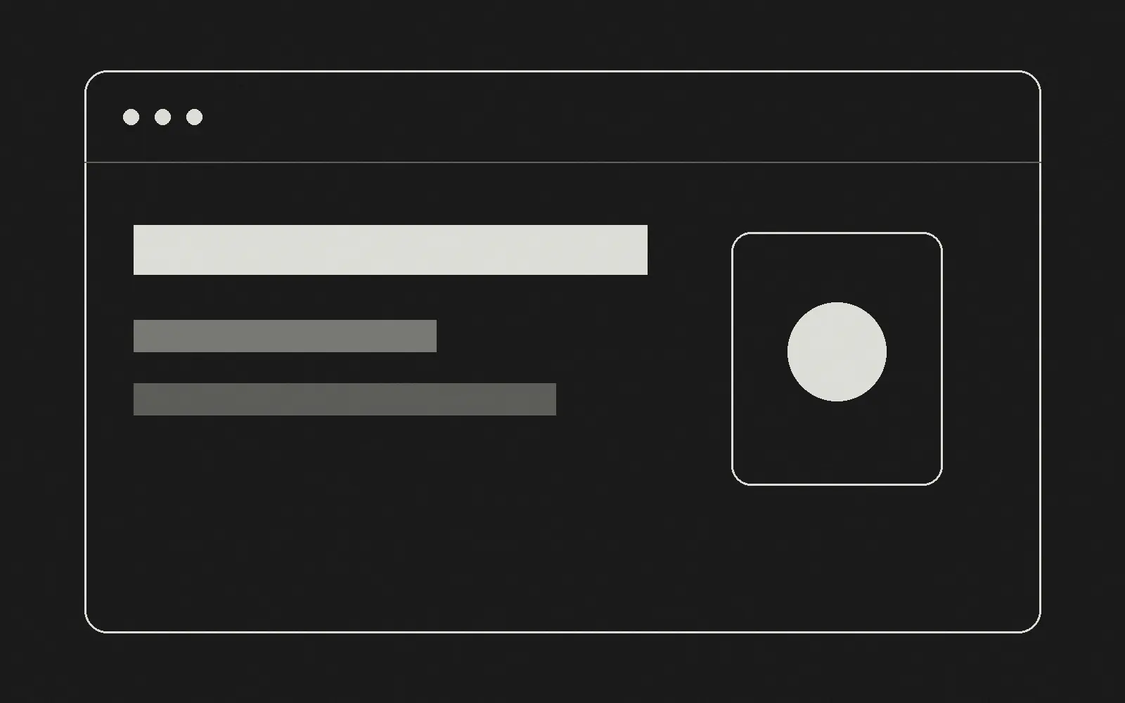 Interfaz digital minimalista